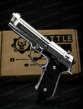 Pietro Beretta M92 9mm Airsoft Toy Gun - SILVER FINISH