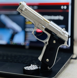 Pietro Beretta M92 9mm Airsoft Toy Gun - SILVER FINISH